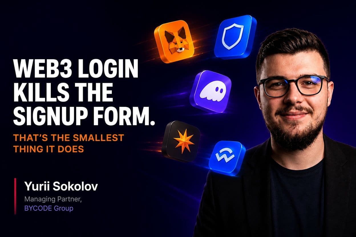 Web3 Login Kills the Signup Form. That's the Smallest Thing It Does.