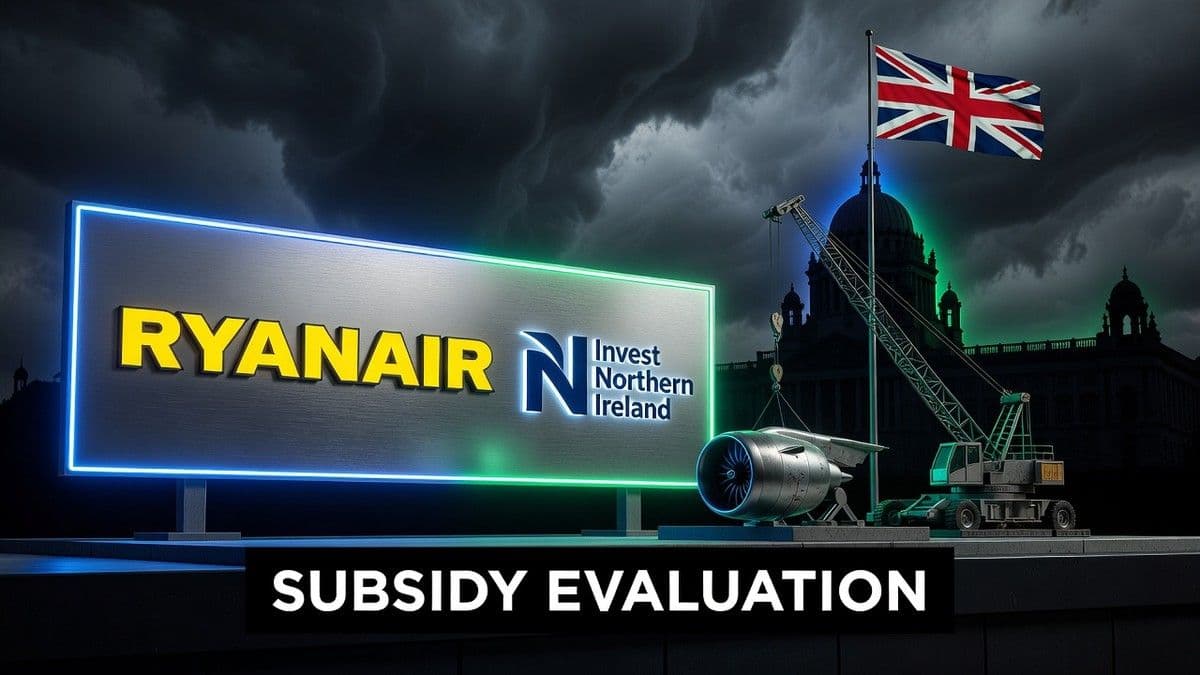 CMA Begins Review of £67 Million Invest Northern Ireland Subsidy for Ryanair