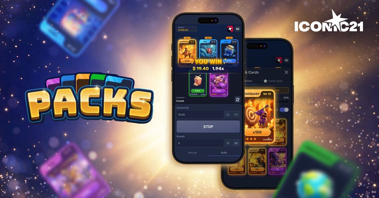 ICONIC21 Debuts Card Pack-Inspired Instant-Win Game for Casino Operators